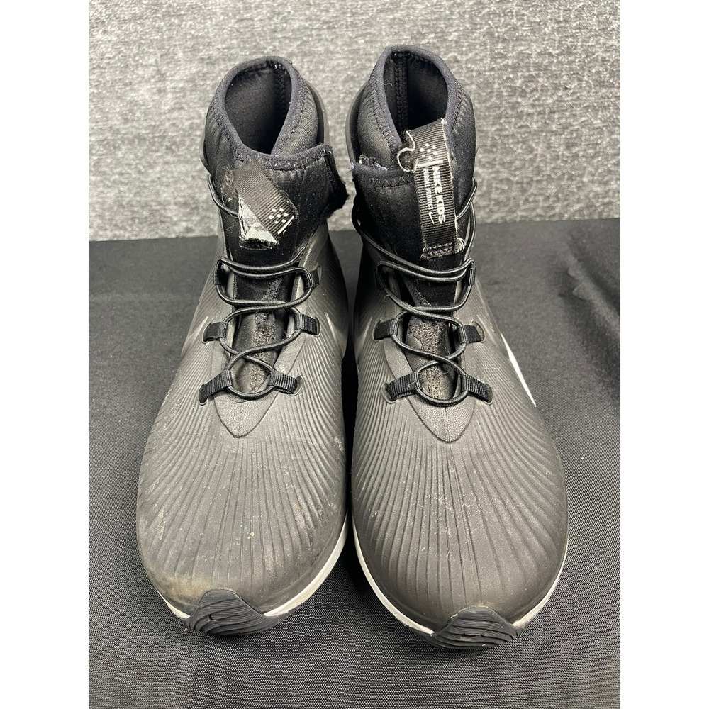 Nike BQ5381-002 Youth Size 3Y Black White High Tops Sneakers, No Insoles